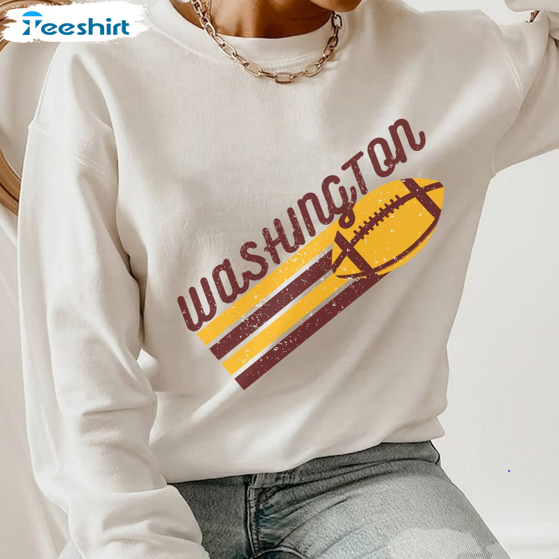 Washington Football Shirt - Retro Washington Football Shirt Men And Women