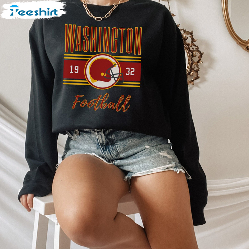 LaShaeOnlyDesigns Washington Commander T Shirts, Sweatshirts, Retro Football Shirt, Washington DC, DC Football Team, Unisex Football Shirts