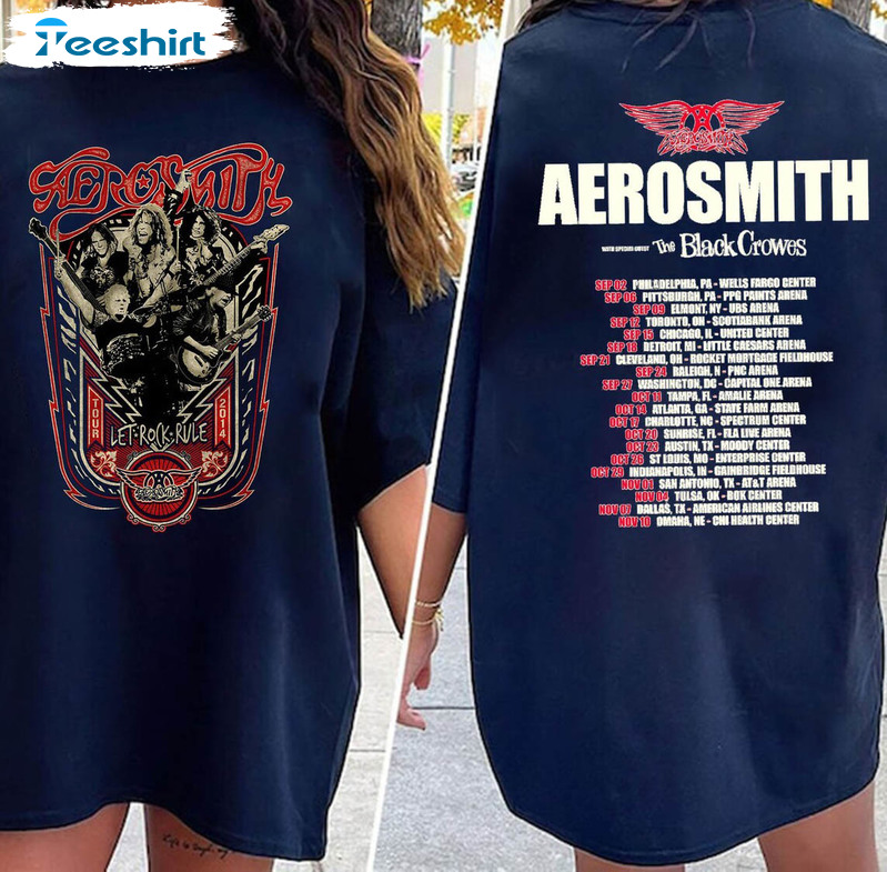 Aerosmith Farewell Tour 2023 Shirt, Rock Music Long Sleeve Unisex Hoodie