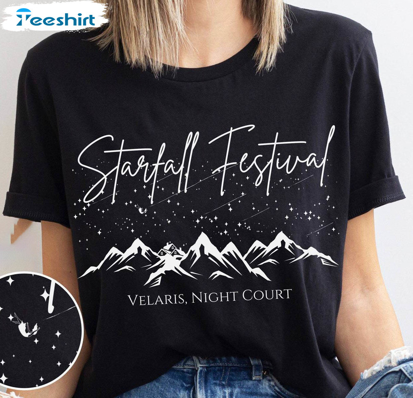 Starfall Festival Shirt, Officially Licensed Acotar Unisex Hoodie Unisex T Shirt