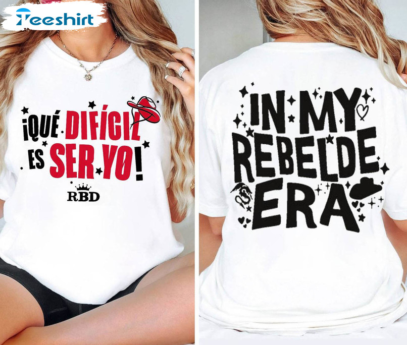 Rbd Rebelde Tour 2023 Shirt, Rbd Fans Unisex T Shirt Tee Tops