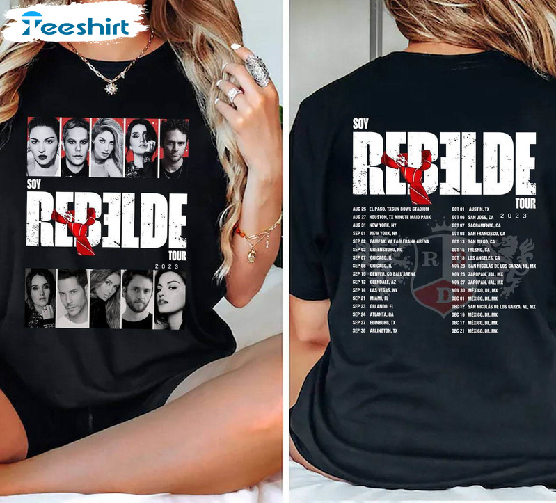 Vintage Soy Rebelde Shirt, Rbd Concert Tee Tops Unisex Hoodie