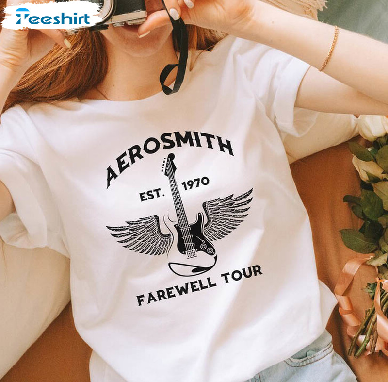 Aerosmith Farewell Tour Shirt Hard Rock Shirt Rock And Roll Shirt