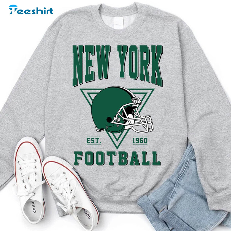 New York Sweatshirt Vintage Graphic Sweatshirt New York Jets 