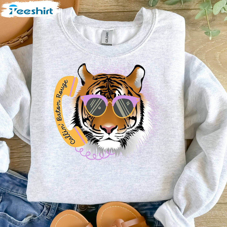 Callin Baton Rouge Lsu Tigers Shirt For Gameday, Lsu Tigers Sweatshirt Tee Tops