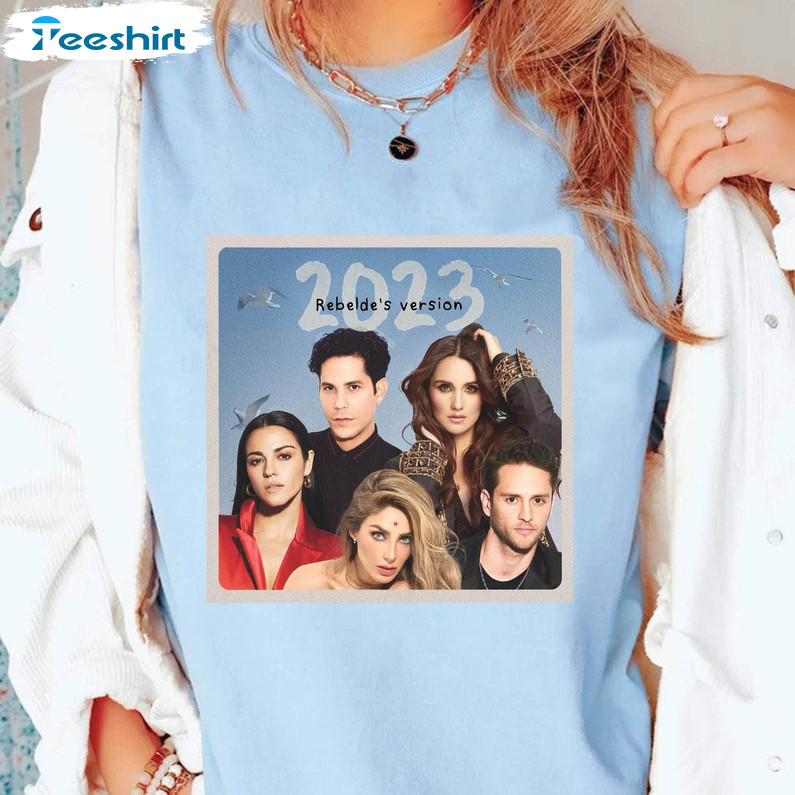 Rebelde Red RBD Tour 2023 Sweatshirt, RBD Tour 2023 Crewneck Unisex Hoodie