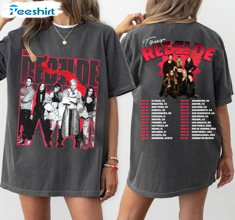 Retro RBD Tour 2023 Sweatshirt Rebelde Fans Gift, RBD Tour 2023 Tee Tops Hoodie