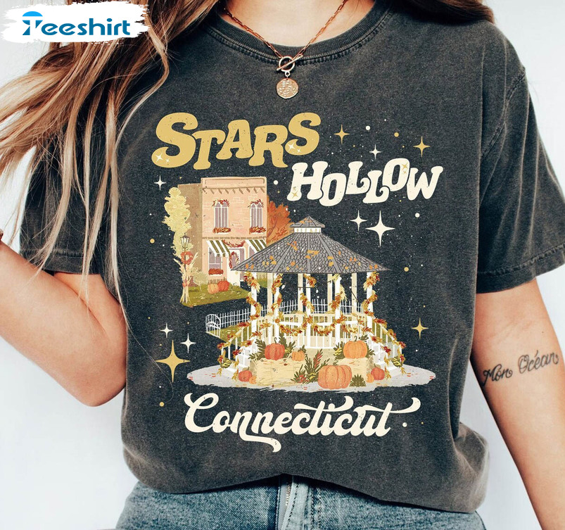 Connecticut Stars Hollow Shirt For Gilmore Girls, Stars Hollow Sweatshirt Tank Top