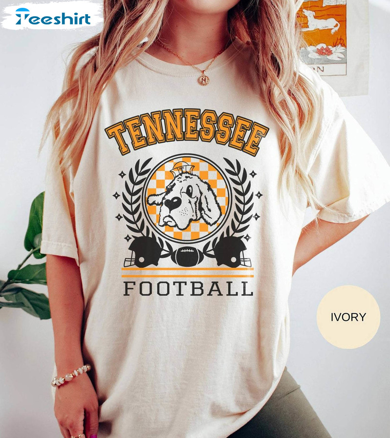 Vintage 90s Volunteers Football Tennessee Vols Shirt, Tennessee Vols Tee Tops Crewneck