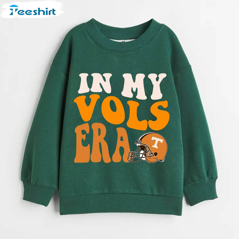 Tennessee Vols Shirt For Football Fans, Tennessee Vols Long Sleeve Crewneck