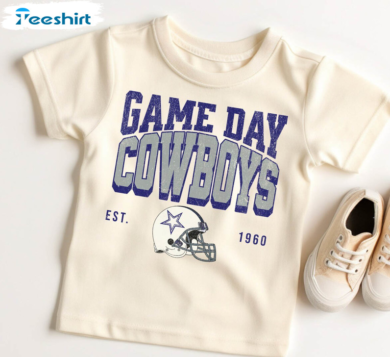 Dallas Cowboys Shirt For Game Day, Dallas Cowboys Long Sleeve Unisex T Shirt