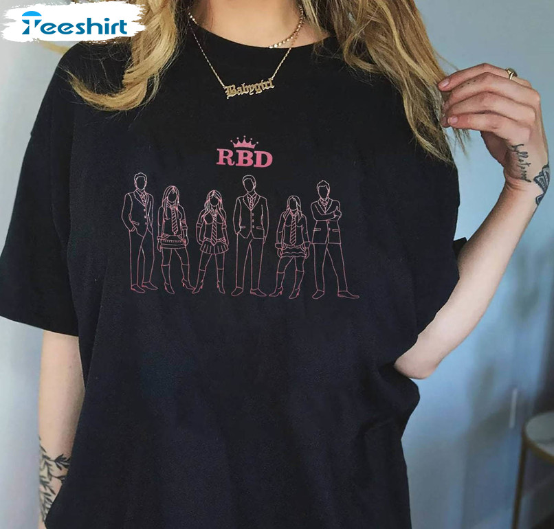 RBD Tour 2023 Sweatshirt From Mexican Concert, RBD Tour 2023 Hoodie T-shirt