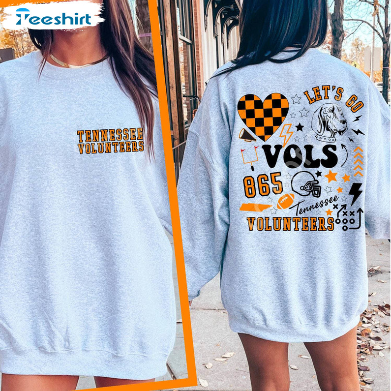 Retro Tennessee Vols Shirt From Football, Tennessee Vols Sweater Unisex Hoodie