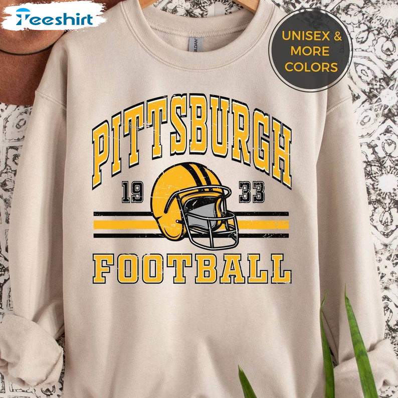 Pittsburgh Steelers Football Shirt, Nfl Trendy Long Sleeve Unisex T Shirt