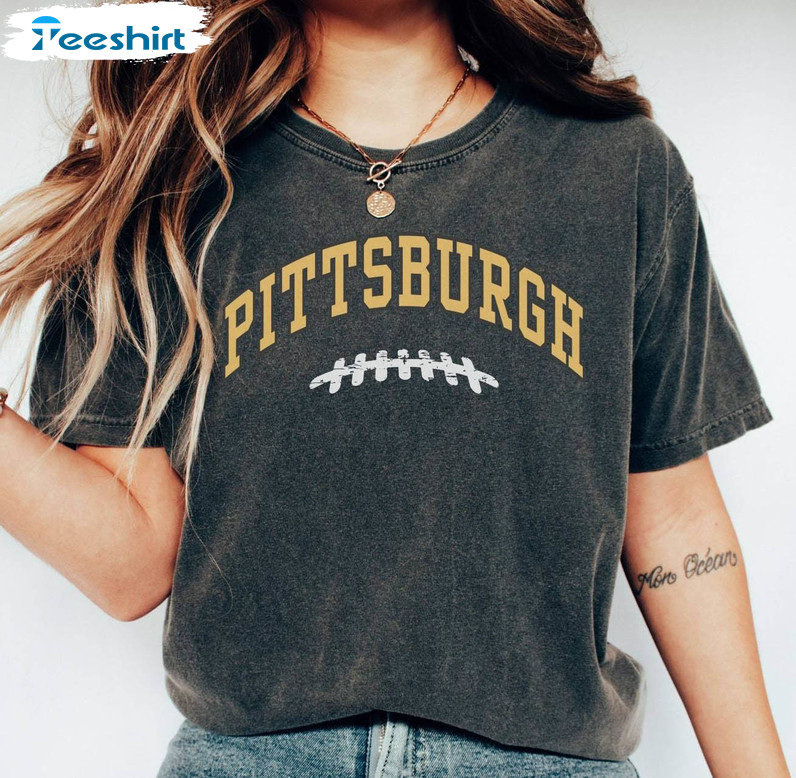 Pittsburgh Football Shirt, Vintage Football Crewneck Unisex Hoodie