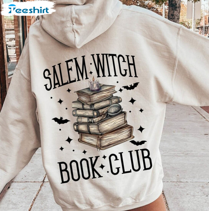 Salem Witch Book Club Shirt, Halloween Unisex T Shirt Crewneck