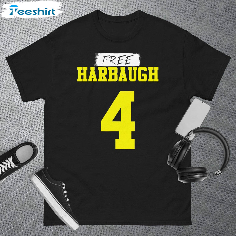 Free Harbaugh Shirt , Vintage Crewneck Sweatshirt