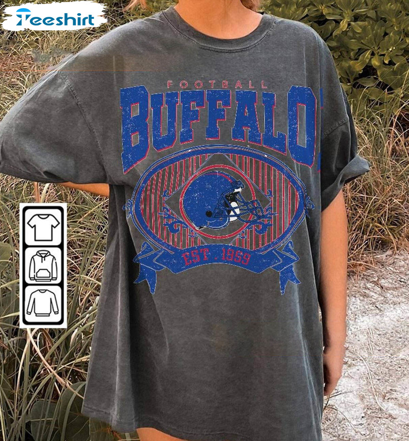 Buffalo Bill Crewneck Sweatshirt 90S Football T-Shirt Bills Hoodie Unisex -  TeebyHumans