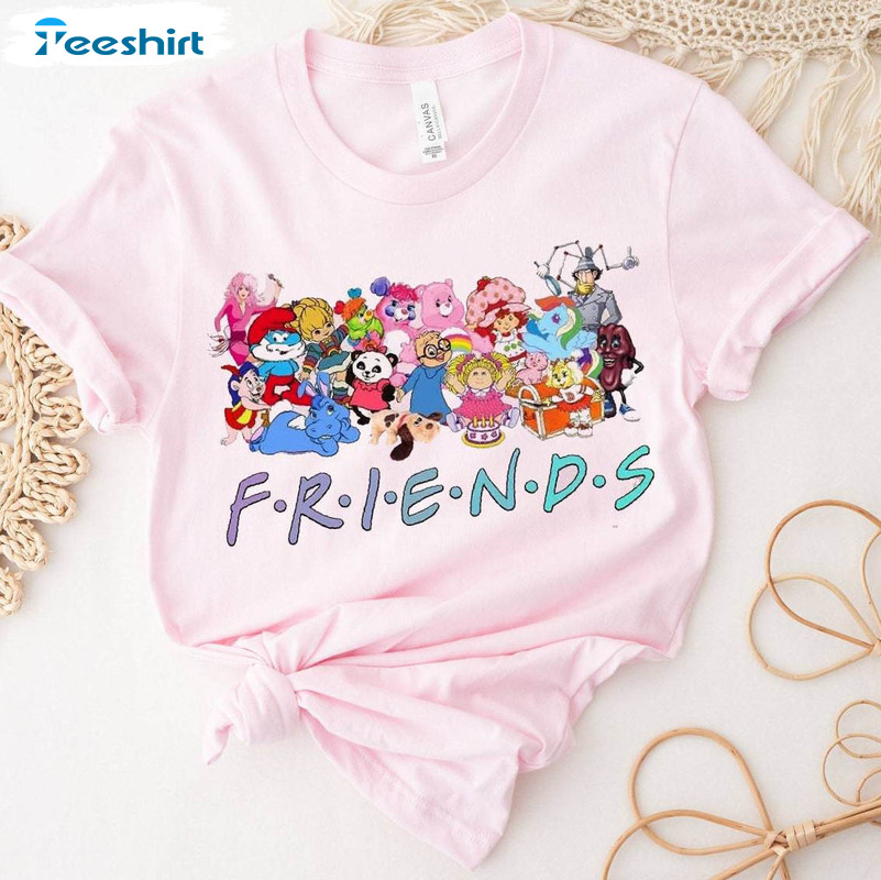 Vintage Cartoon Friends Nostalgia Shirt, Cute Edition For Childrent Hoodie Crewneck