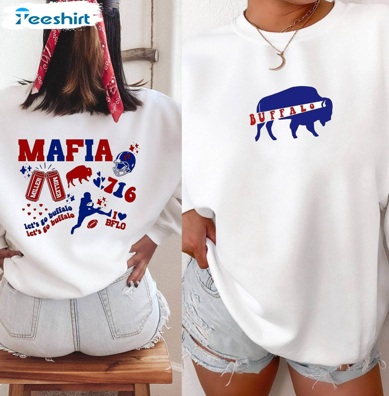Trendy Bills Shirt, Buffalo Football Buffalo Bills Ultimate Mafia Crewneck Sweatshirt