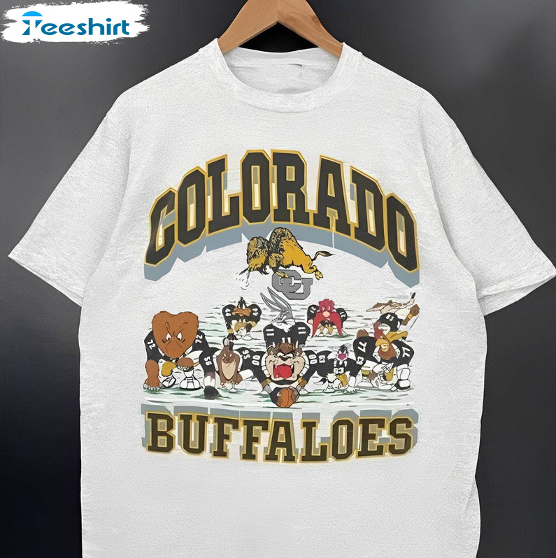Vintage Ncaa Colorado Looney Tunes Shirt, Vintage Ncaa Unisex Hoodie Tee Tops