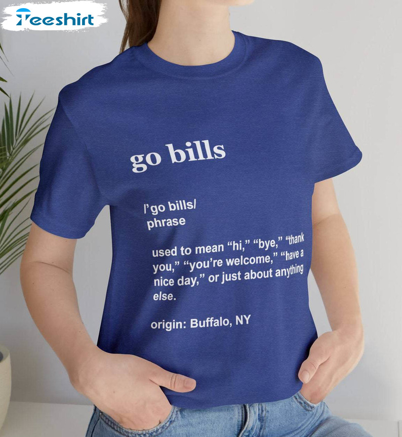 Word In The Dictionary Bills Meaning Shirt, Buffalo Sweater Crewneck