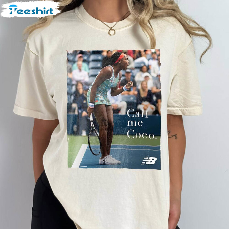 Call Me Coco Champion Shirt, Wimbledon Coco Gauff Unisex Hoodie Tee Tops