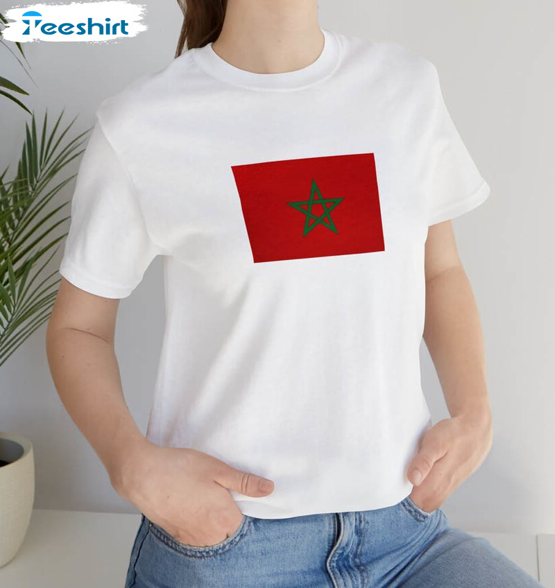 Morocco Shirt, Morocco Islamic Product Support Earthquake Long Sleeve Unisex Hoodie