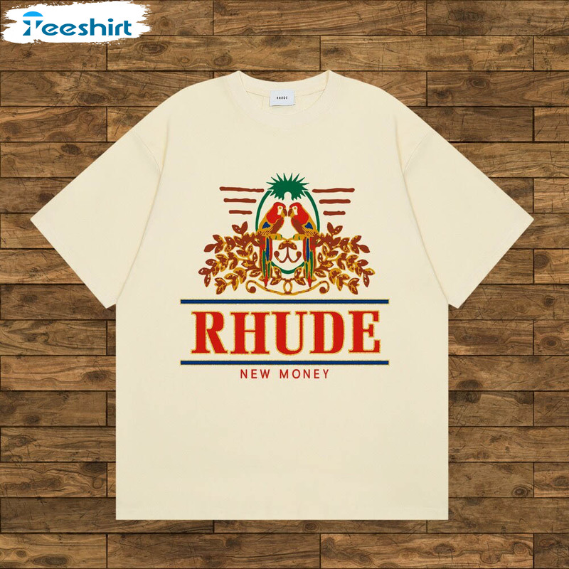 Rhude Trendy Shirt, Vintage Short Sleeve Unisex T Shirt