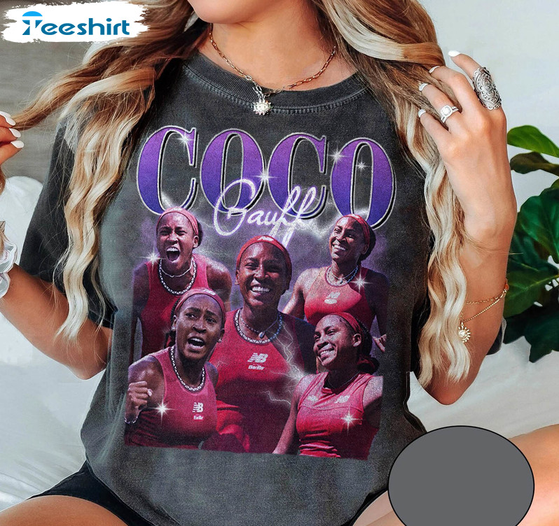 Coco Gauff Vintage Shirt Call Me Coco Champion Sweater Crewneck