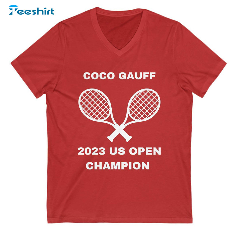 2023 Us Open Coco Gauff Shirt, Venus Williams Serena Crewneck Unisex Hoodie