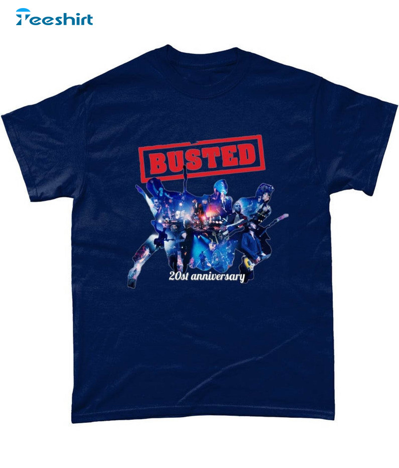 Busted 2023 Tour Shirt, Busted Band T-shirt Tee Tops