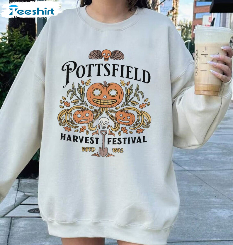 Awesome Pottsfield Harvest Festival Shirt, Cute Autumn Harvest Sweatshirt Unisex Hoodie