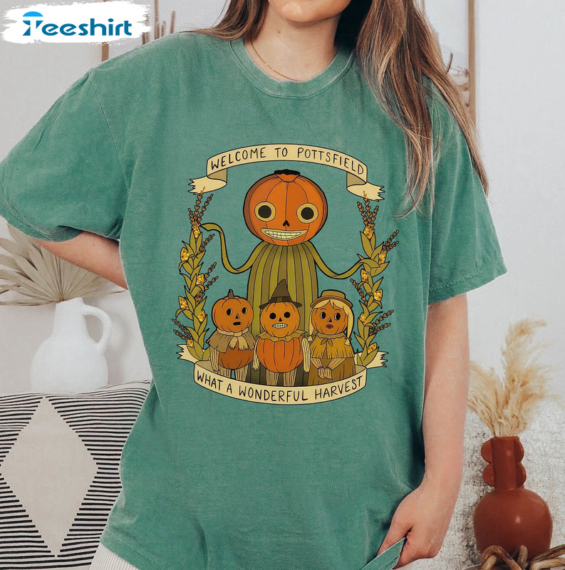 Trendy Pottsfield Harvest Festival Shirt, Limited Welcome To Postfield Sweatshirt Long Sleeve