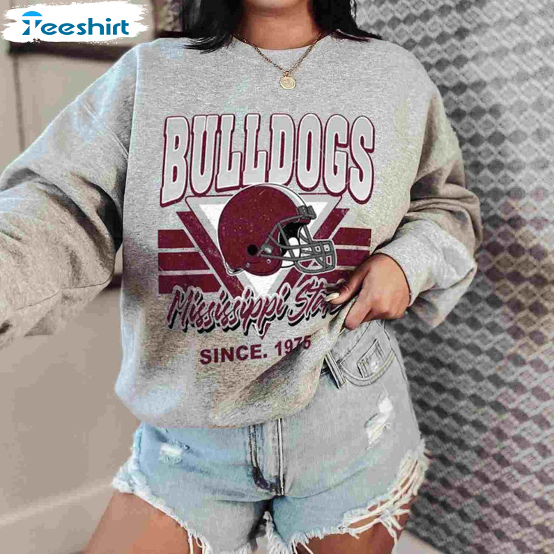 Vintage 90s Mississippi State Football Sweatshirt, Georgia Football Hoodie T Shirt