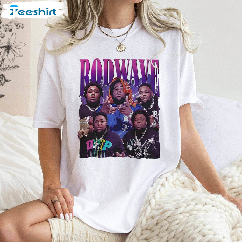 Vintage Rod Wave Shirt, Bootleg Inspired Unisex Hoodie Short Sleeve For Men