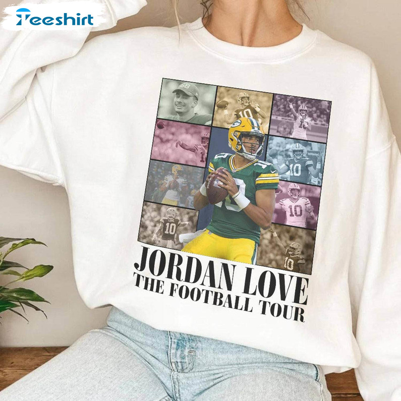 Jordan Love Trendy Shirt, Vintage 90s Bootleg Jordan Love Sweatshirts Sweater