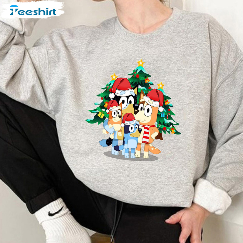 Bluey Family est 2018 Christmas 2023 shirt, hoodie, sweater, long sleeve  and tank top