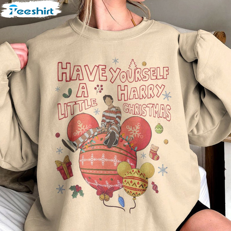 Miss Harry Xmas Shirt - Have Yourself A Little Christmas Sweatshirt Crewneck