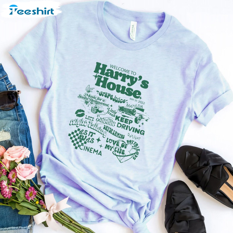 Harry House Track List Shirt - Harry Styles Unisex Hoodie Tee Tops