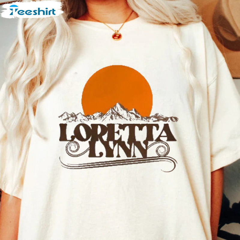 Lynn Rising Sun Shirt - Loretta Lynn Country Music Crewneck Sweatshirt