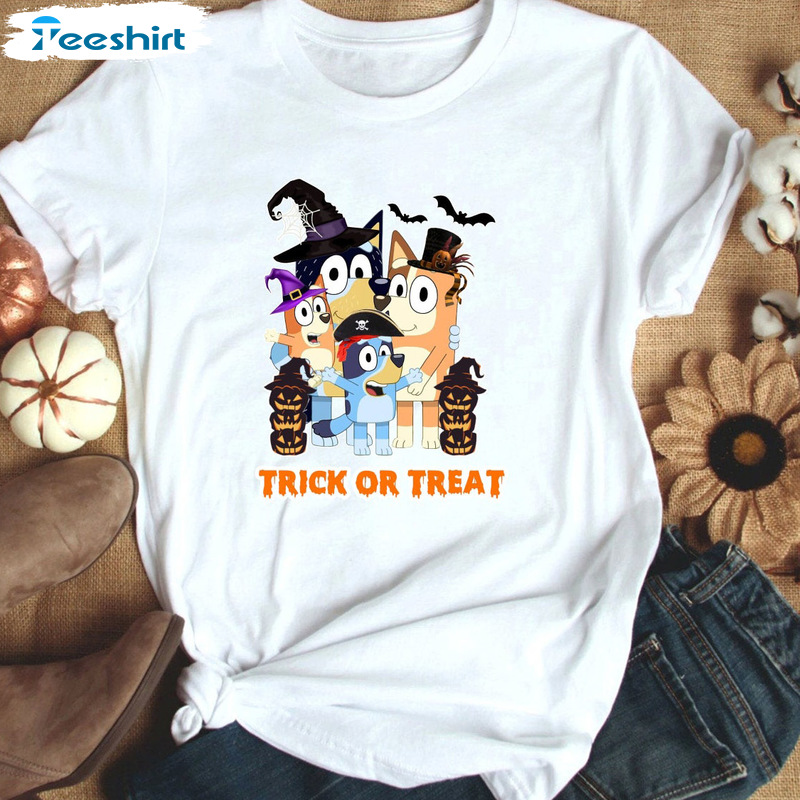 Bluey Tshirt NEW Bluey Halloween Shirt Bluey Sweatshirt Kid Adult Bluey  Costume Bluey Halloween Hoodie Bluey Shirts Adults Kids Bluey Halloween  Costume - Laughinks