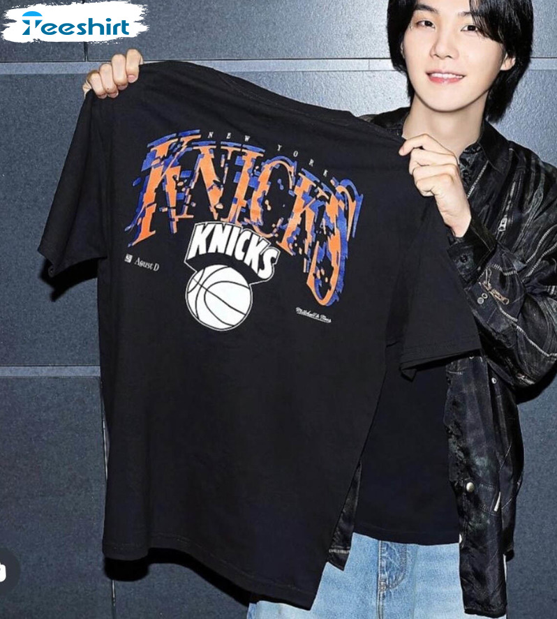 Limited Knicks Knicks Shirt, Agustd And Nba Suga Unisex T Shirt Short Sleeve