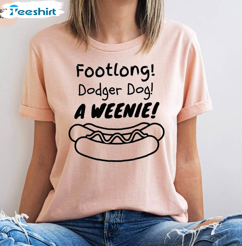 Costco Hot Dog Shirt, Footlong Doger Dog A Weenie Short Sleeve Long Sleeve