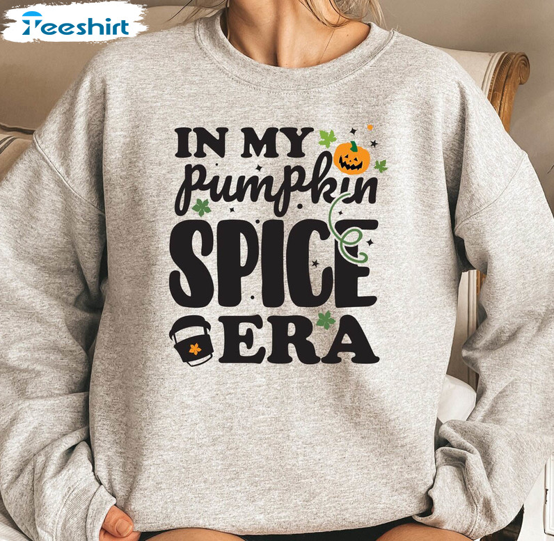 Limited Pumpkin Spice Shirt, Retro Fall Vibes Era Tee Tops Unisex Hoodie