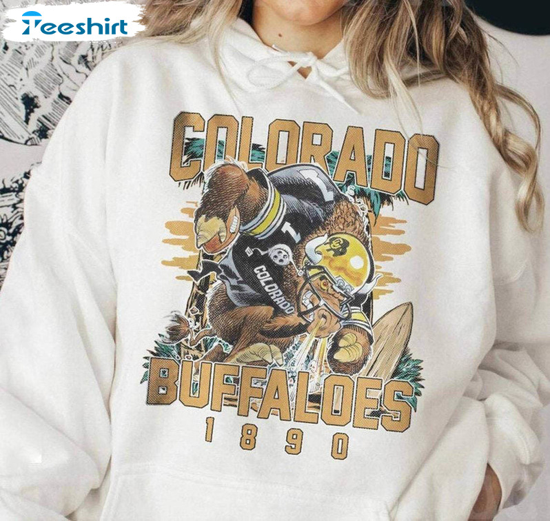 Colorado Buffaloes Shirt, Vintage Buffaloes Football Hoodie Sweatshirt
