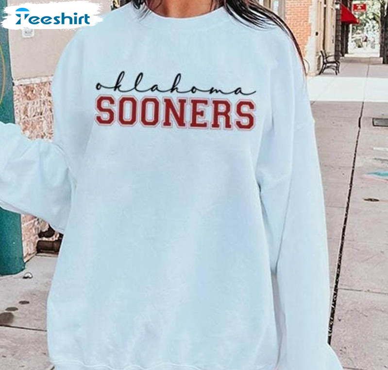 Oklahoma Sooners Shirt, Vintage Design Short Sleeve Long Sleeve For Football Lover