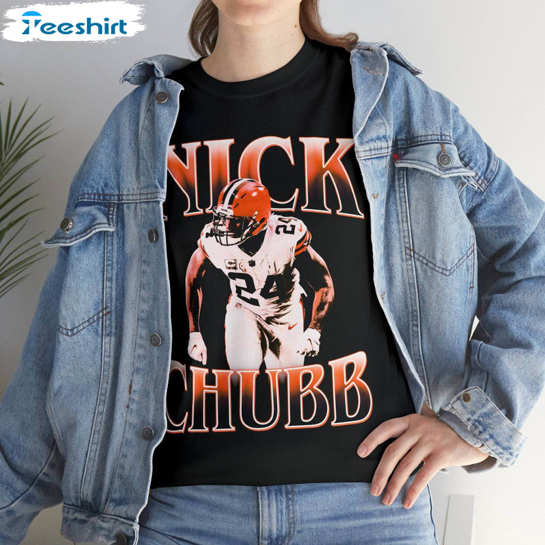 Retro Full Football Vintage love Browns Chubb Cleveland T Shirt