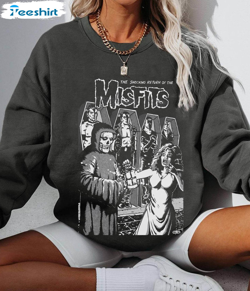 Fantastic Misfits Shirt, Misfits Punk Rock Music Long Sleeve Unisex T Shirt