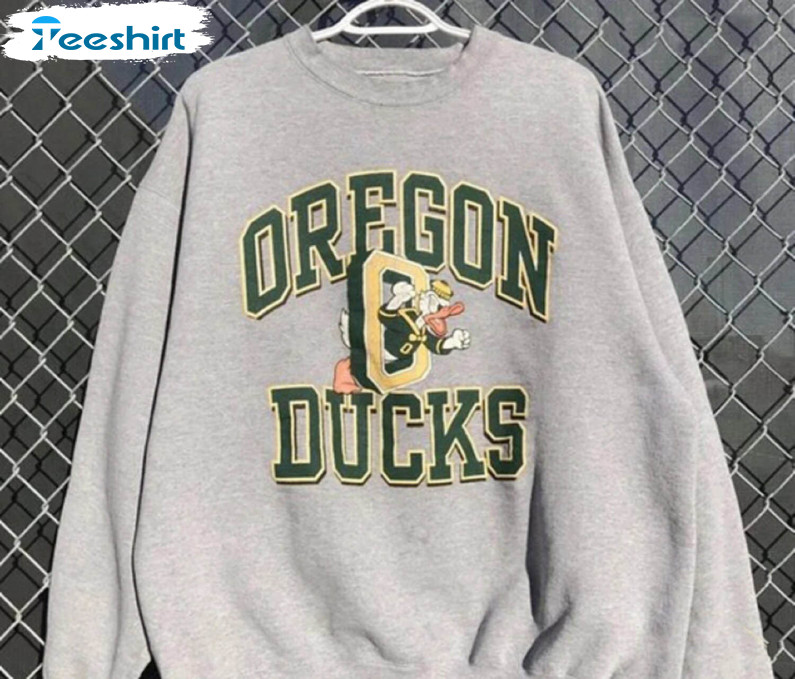 Vintage Ncaa Oregon Ducks Logo Shirt, University Of Oregon Unisex T Shirt Short Sleeve